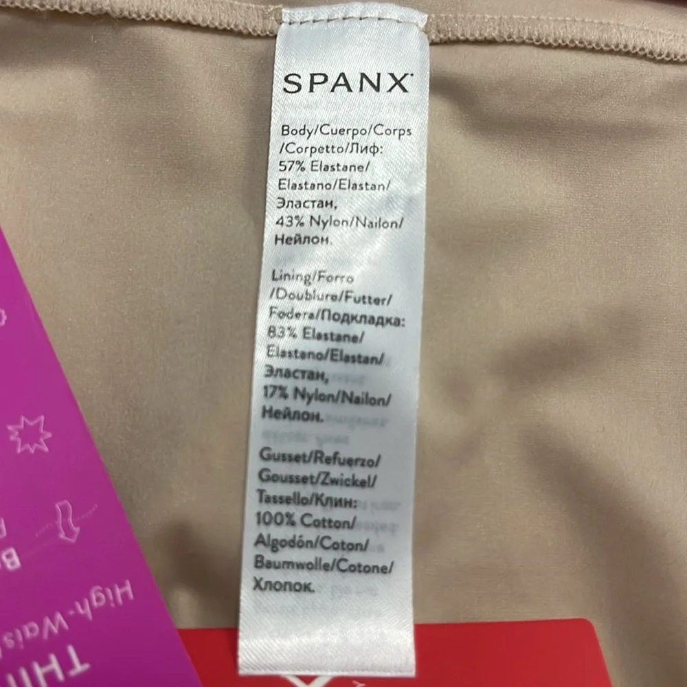 SPANX Thinstincts® High Waist Mid-Thigh Shorts in Soft Nude Sz XL Closes Gasset. - Picture 5 of 17